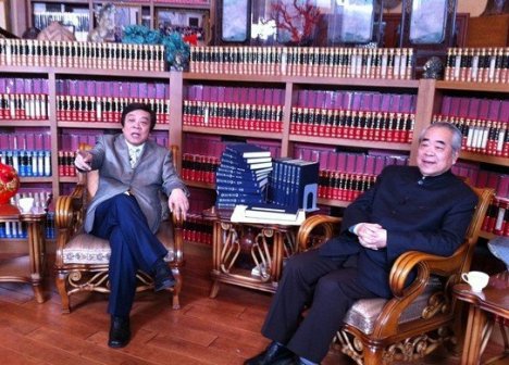 范曾接受采访